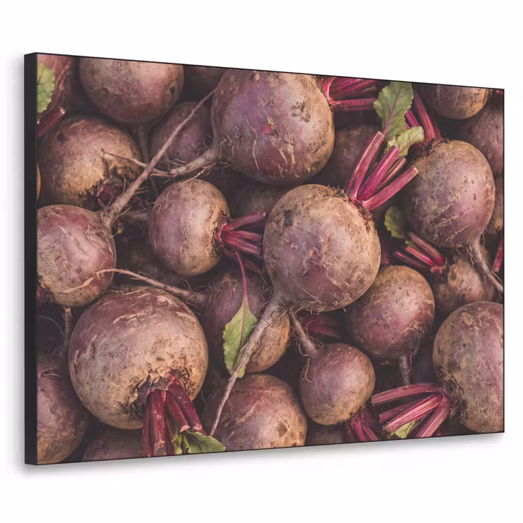 Art Frame - Vegetable - Red - Natural - Groente - Rood - Natuur Textielframe zwart klein