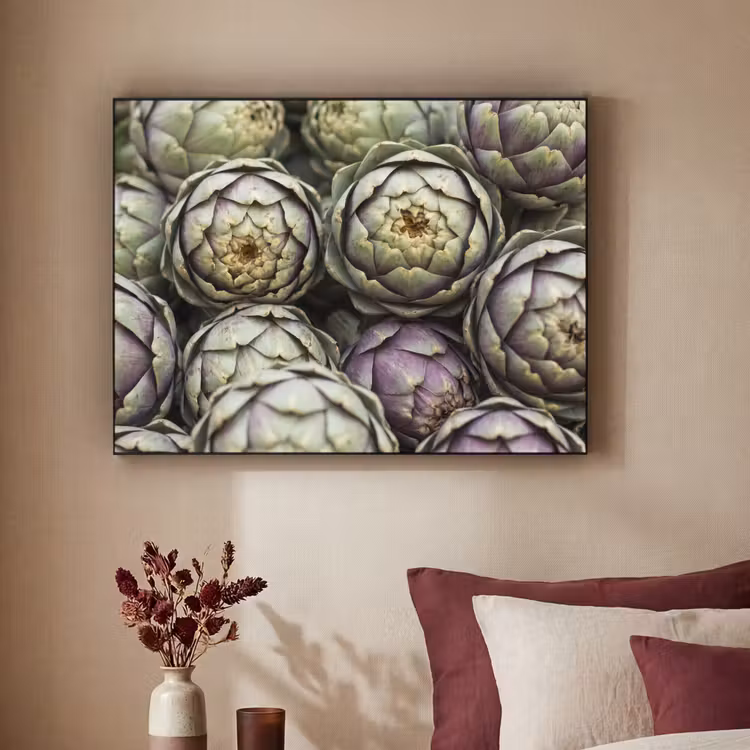 Art Frame - Vegetables - Fresh - Food - Groenten - Vers - Eten Textielframe zwart klein