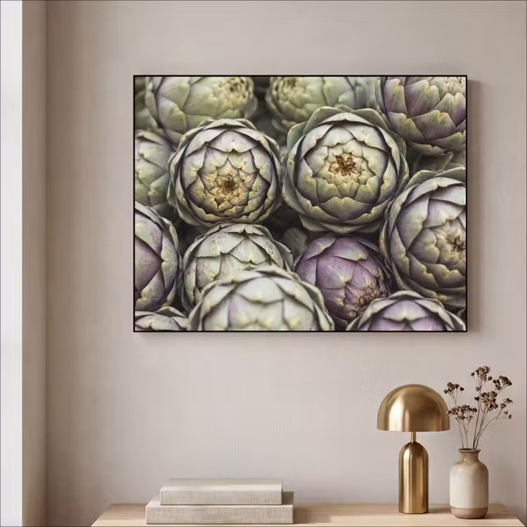 Art Frame - Vegetables - Fresh - Food - Groenten - Vers - Eten Textielframe zwart klein