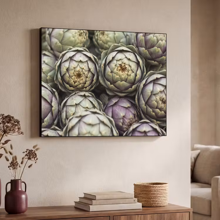 Art Frame - Vegetables - Fresh - Food - Groenten - Vers - Eten Textielframe zwart klein