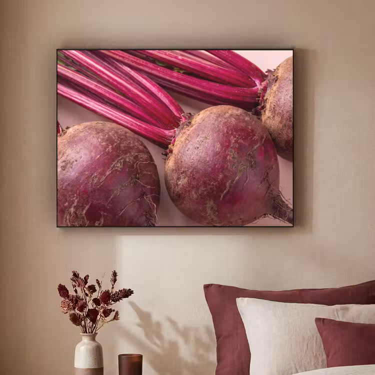 Art Frame - Vegetables - Red - Fresh - Groente - Rood - Vers Textielframe zwart klein