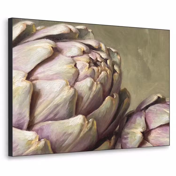 Art Frame - Vegetables - Still Life - Painting - Groente - Stilleven - Schilderij Textielframe zwart klein