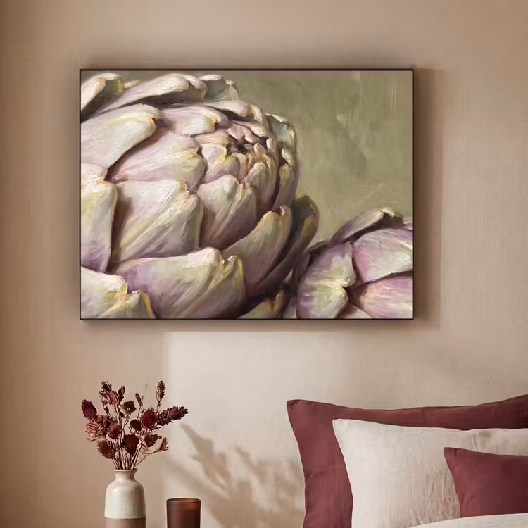 Art Frame - Vegetables - Still Life - Painting - Groente - Stilleven - Schilderij Textielframe zwart klein
