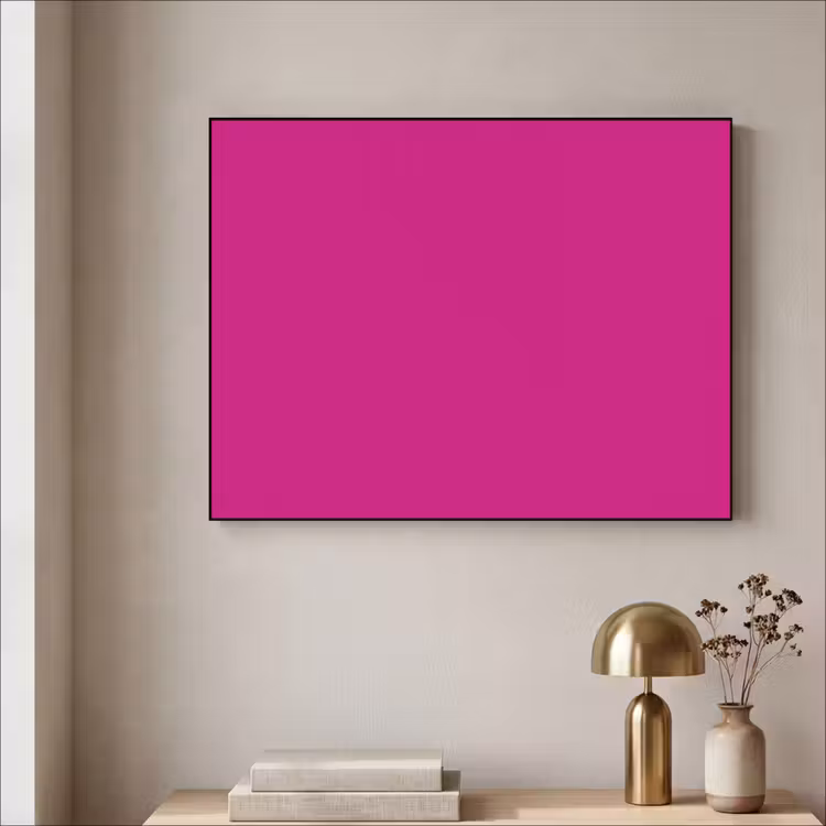 Velvet - Magenta - Roze Textielframe zwart klein 947 -sfeer2