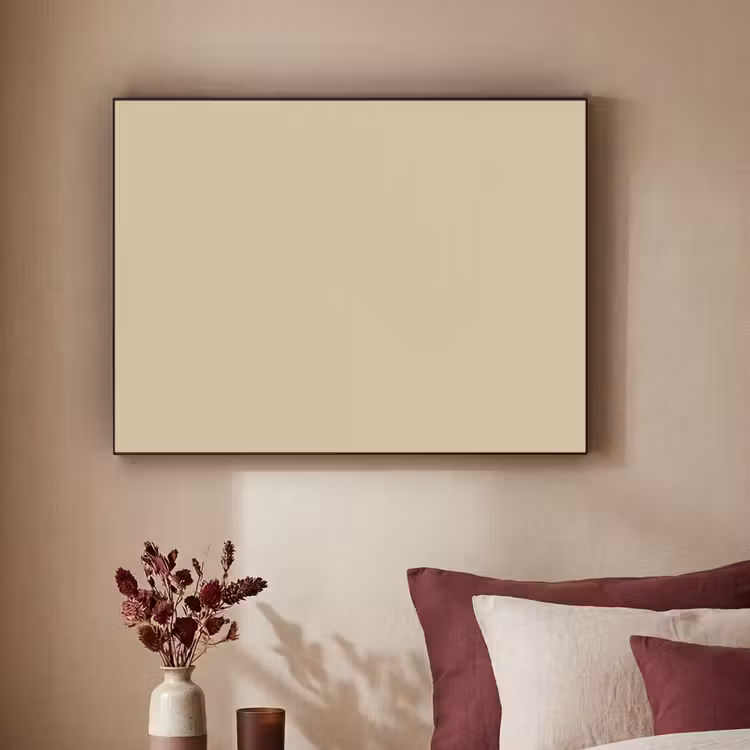 Warm - Sand - Nude Textielframe zwart klein 947 -sfeer1