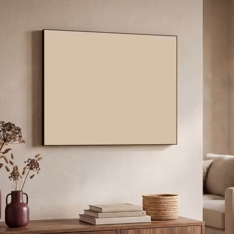 Warm - Sand - Nude Textielframe zwart klein 947 -sfeer3