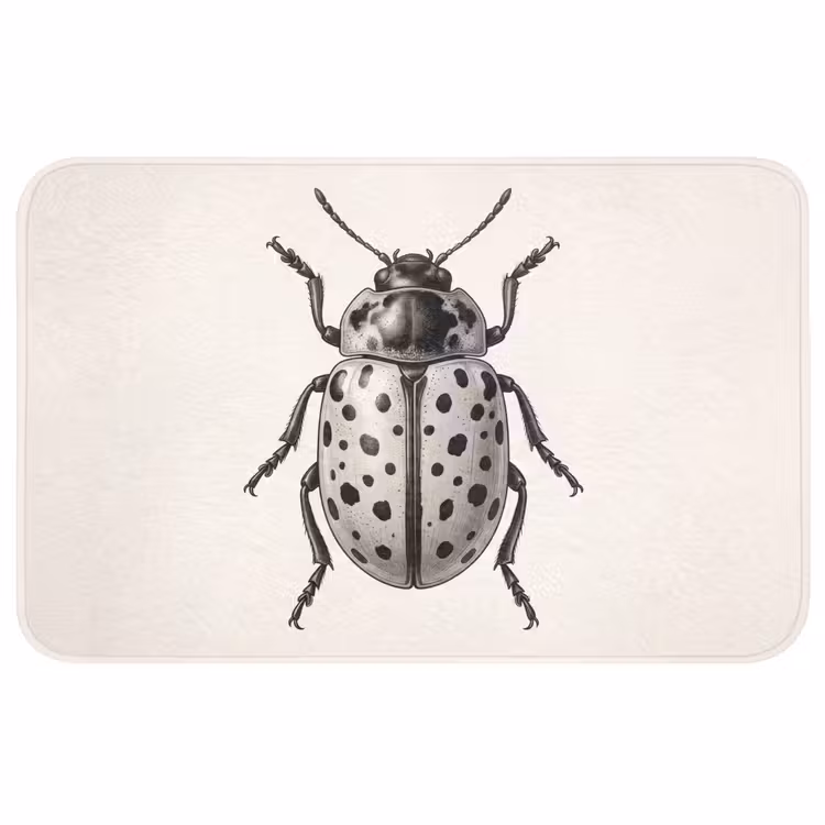 Kever - Insect - Vintage Badmat middel -3d