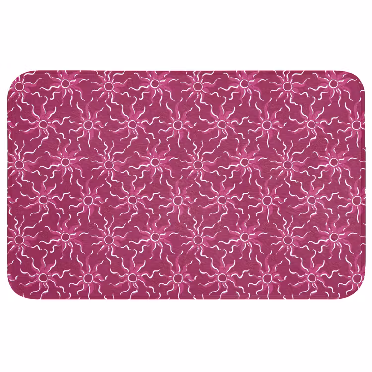 Bohemian - Zon - Magenta Badmat klein 997 -3d