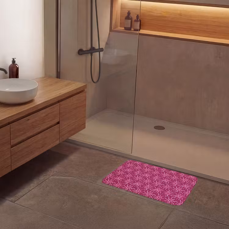 Bohemian - Zon - Magenta Badmat klein 997 -sfeer2