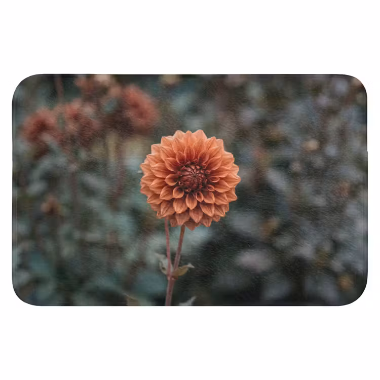 Dahlia - Bloem - Natuur - Sfeervol Badmat klein -3d