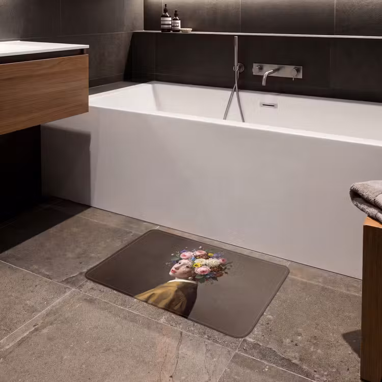 Meesterwerk -  Modern - Kleurrijk Badmat klein -sfeer3