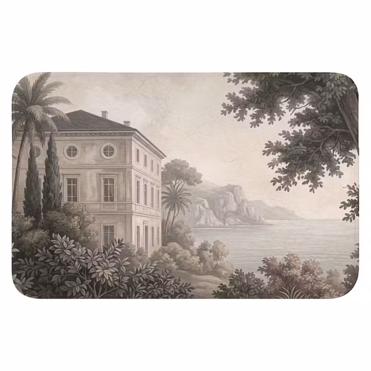 Zee - Villa - Beige Badmat klein -3d