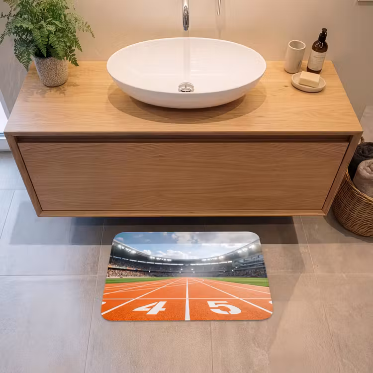 Sintelbaan - Stadion - Sport -Oranje Badmat klein -sfeer1
