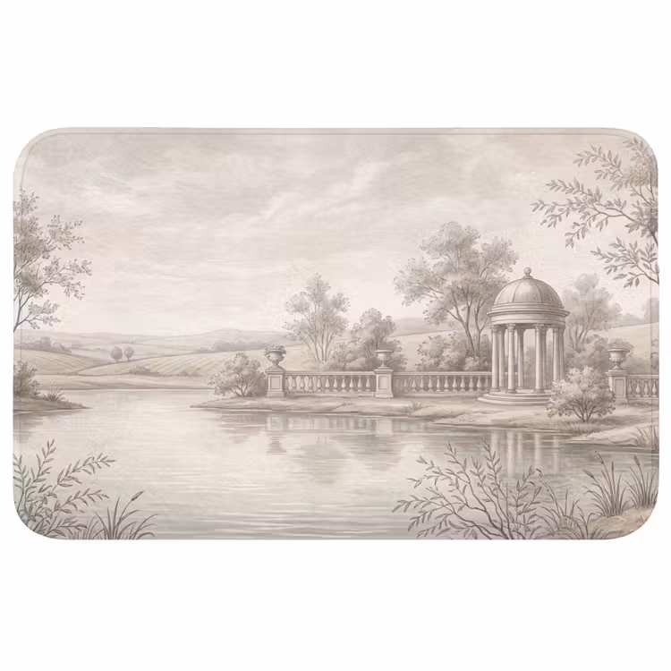 Terras - Water - Natuur - Landschap Badmat klein -3d