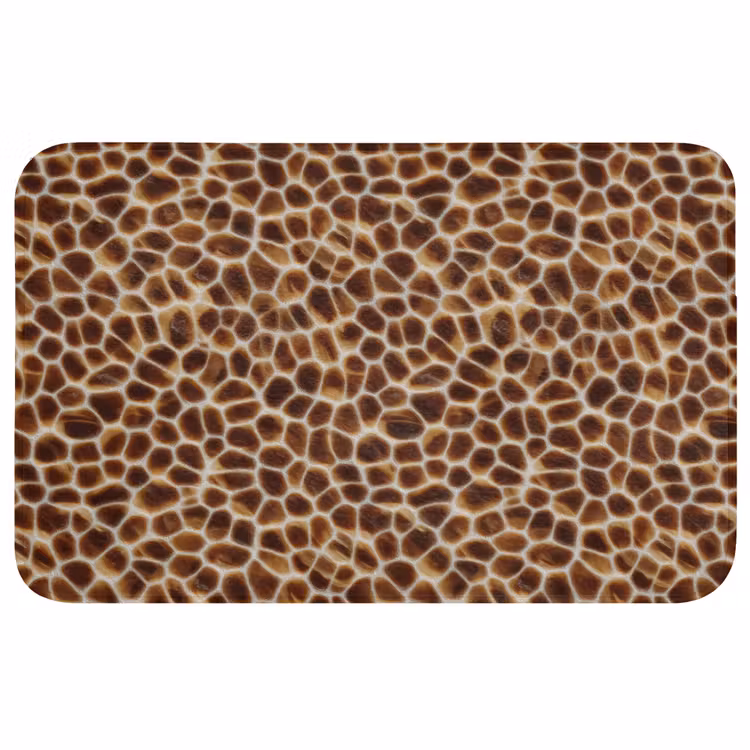 Schildpad - Patroon - Bruin Badmat middel 997 -3d