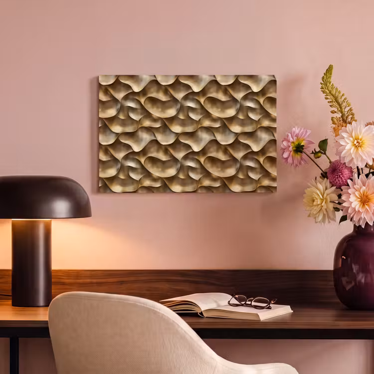 Abstract - Antiek - Goud canvas 2cm klein 34 -sfeer4