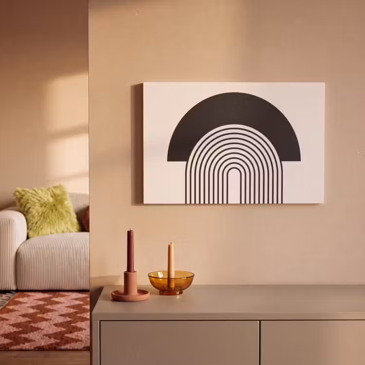 Canvas Print - Abstract - Arch - Modern - Abstract - Boog - Modern canvas 2cm klein