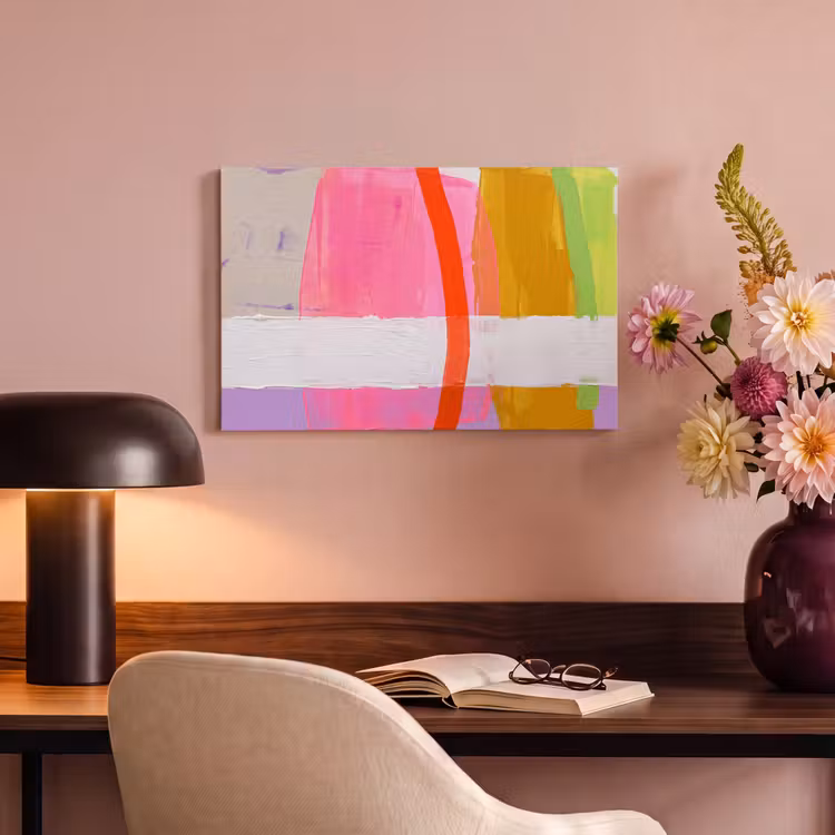 Abstract - Kleurrijk - Vormen - Modern - Kunst canvas 2cm klein -sfeer4