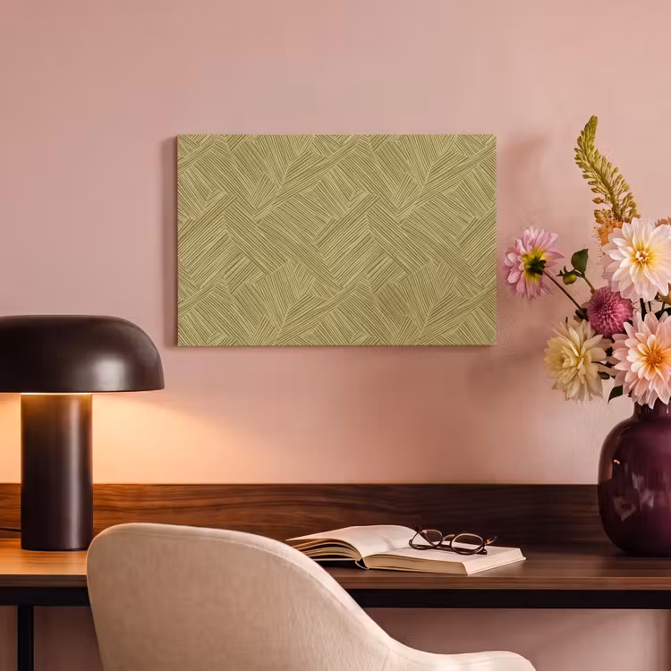 Abstract - Modern - Groen canvas 2cm klein 34 -sfeer4