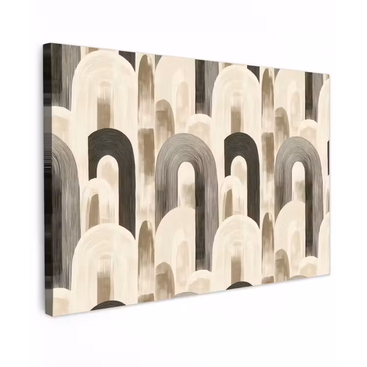 Abstract - Patroon - Bogen canvas 2cm klein 34 -z3d