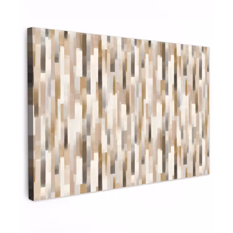 Abstract - Patroon - Kwaststreken canvas 2cm klein 34 -z3d