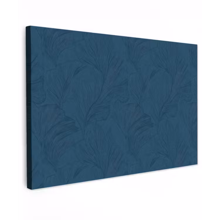 Abstract - Patroon - Donkerblauw - Elegant canvas 2cm klein 34 -z3d