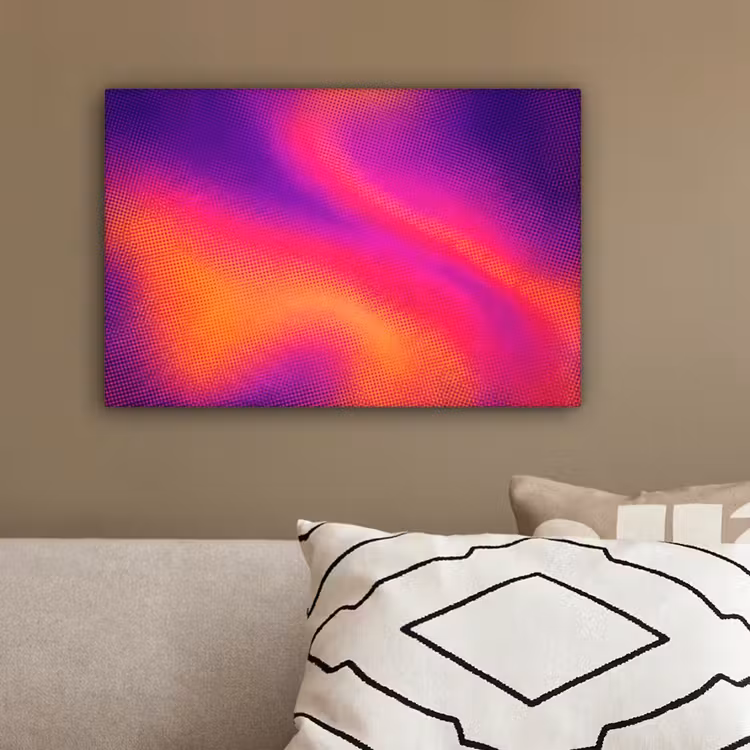 Abstract - Patroon - Kleurverloop canvas 2cm klein -sfeer3