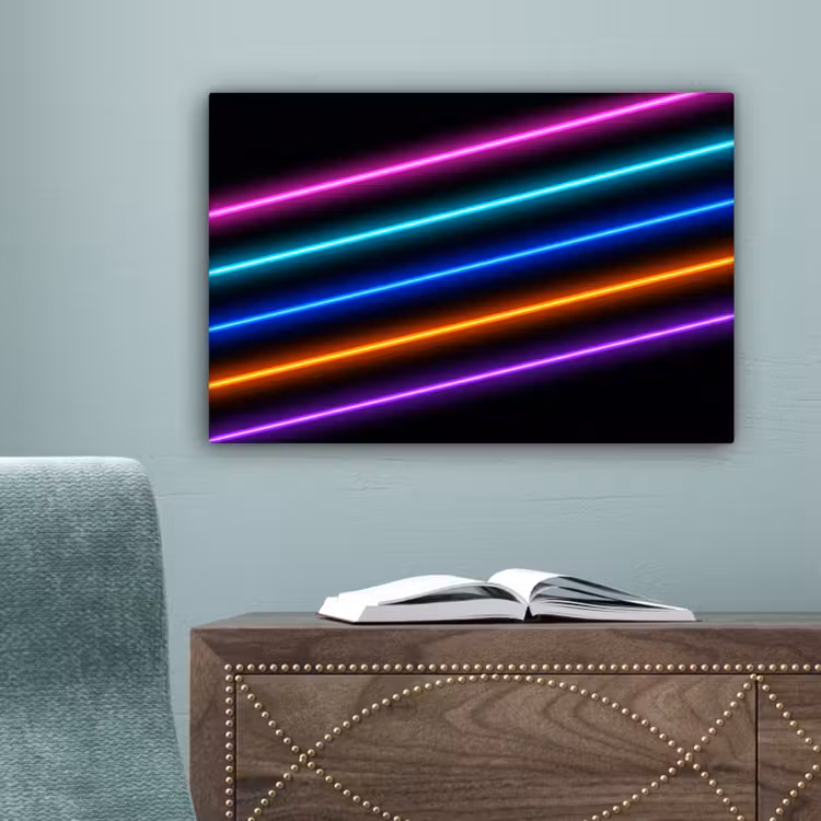 Esthetiek - Retro - Neon canvas 2cm klein -sfeer4