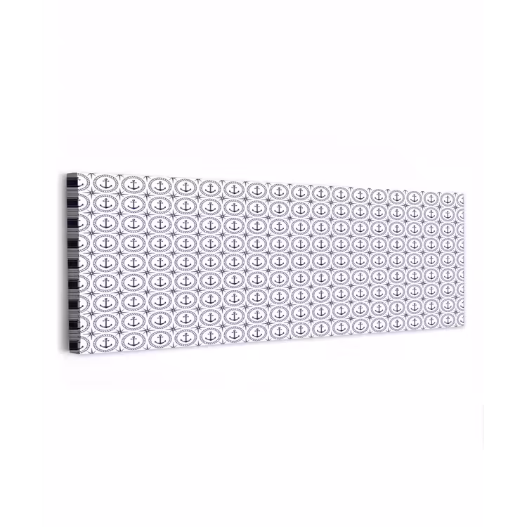 Anker - Haven - Blauw - Wit canvas 2cm klein 828 -z3d