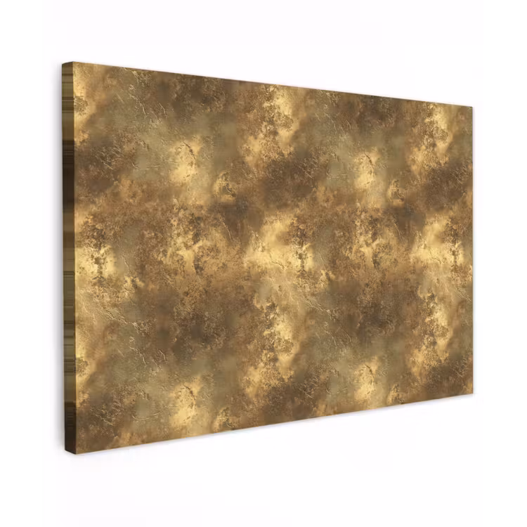 Antiek - Metaallook - Goud canvas 2cm klein 34 -z3d