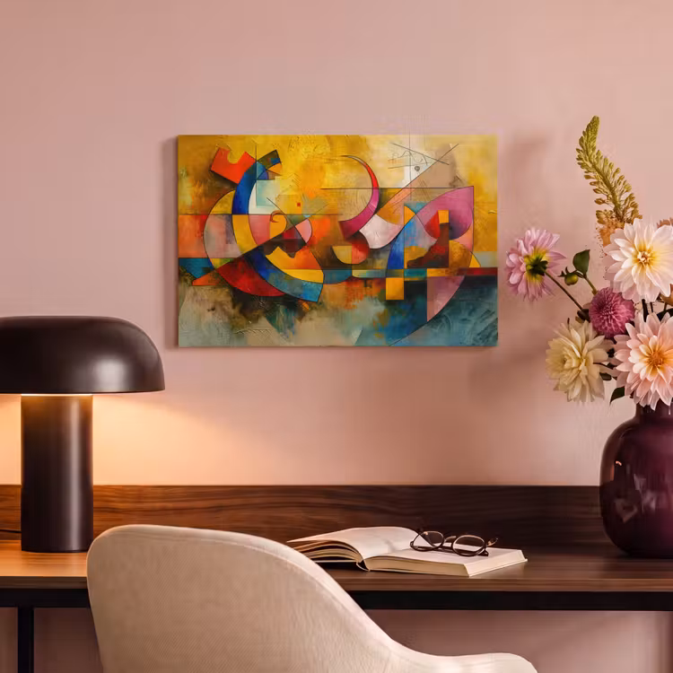 Kunst - Abstract - Modern canvas 2cm klein -sfeer4