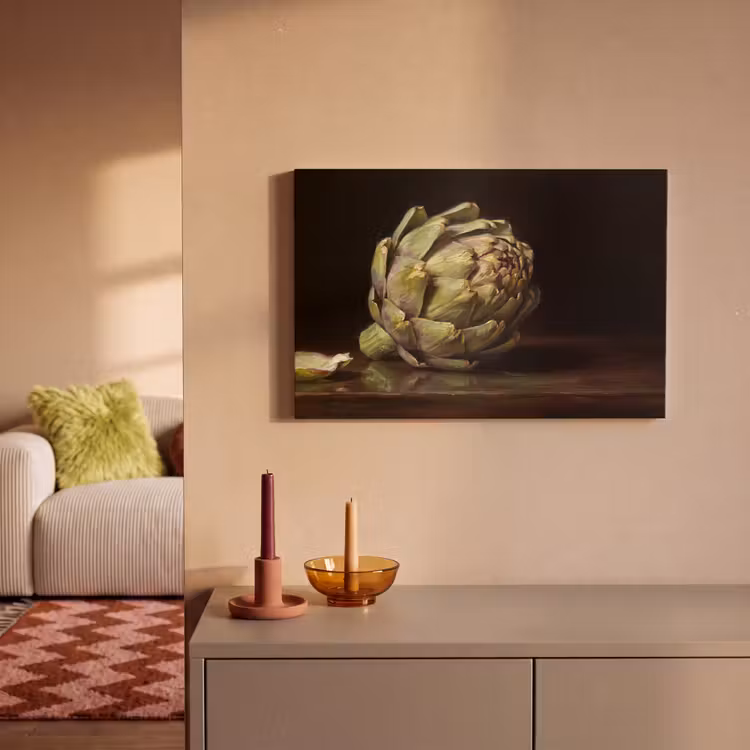 Canvas Print - Artichoke - Food - Classic - Artichok - Eten - Klassiek canvas 2cm klein