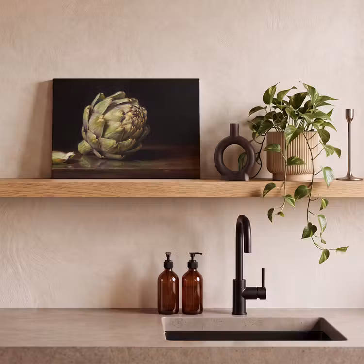 Canvas Print - Artichoke - Food - Classic - Artichok - Eten - Klassiek canvas 2cm klein