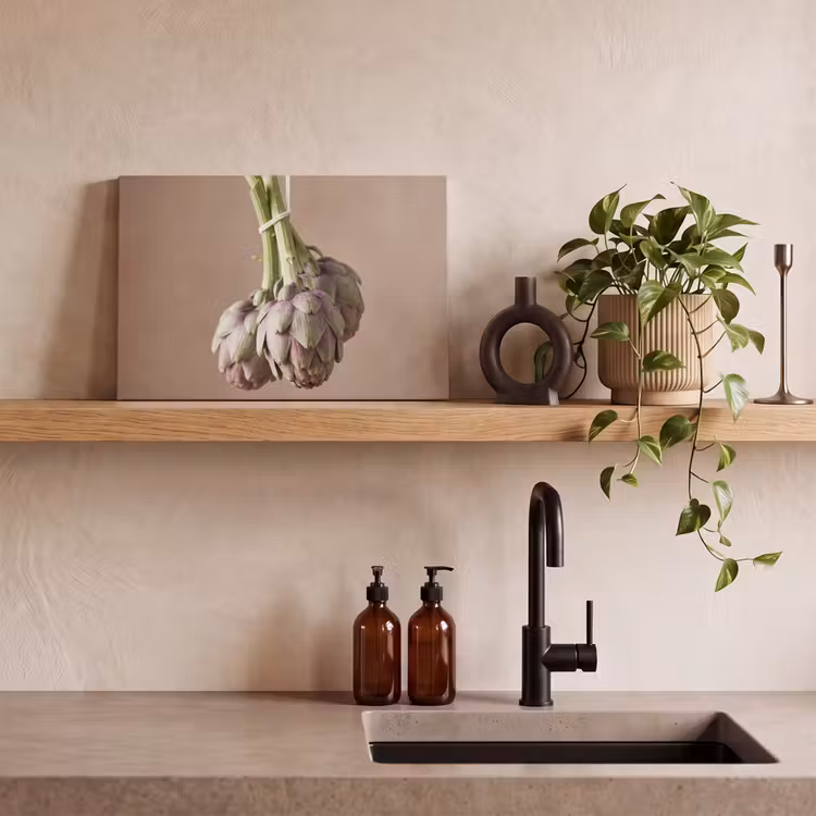 Canvas Print - Artichokes - Hanging - Vegetables - Artisjokken - Hangend - Groenten canvas 2cm klein