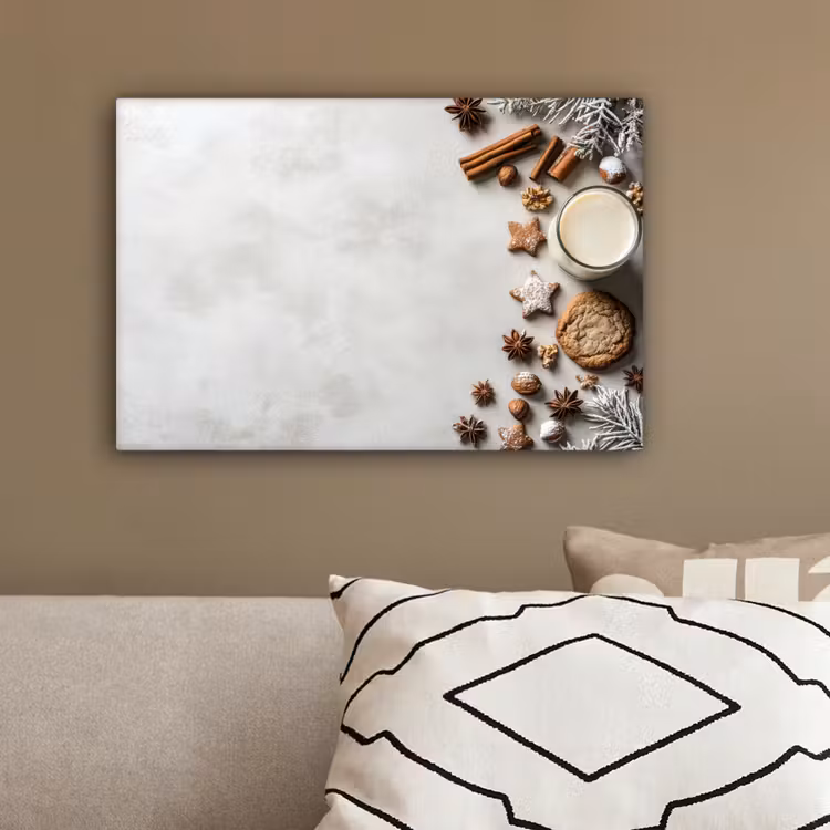 Bakken - Kaneel - Licht - Winter canvas 2cm klein -sfeer3