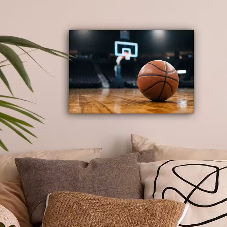 Basketbal - Arena - Sport canvas 2cm klein -sfeer1