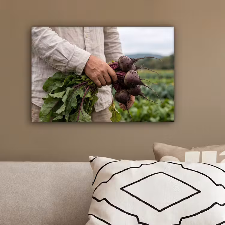Bieten - Vers - Moestuin canvas 2cm klein -sfeer3