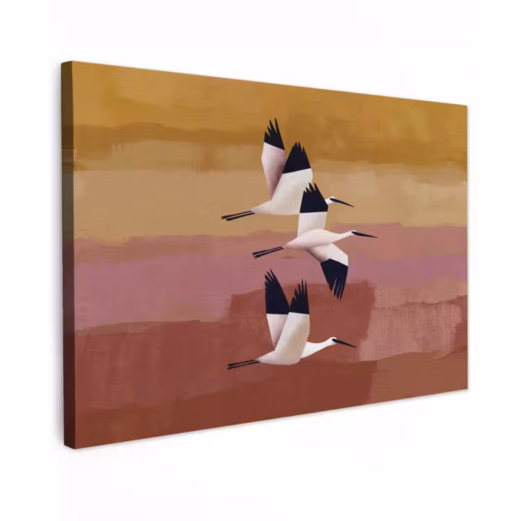 Vogels - Snavel - Abstract canvas 2cm klein -z3d