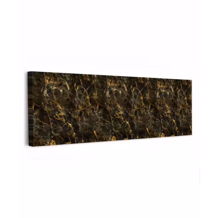 Zwart - Marmer - Goud canvas 2cm klein 828 -z3d