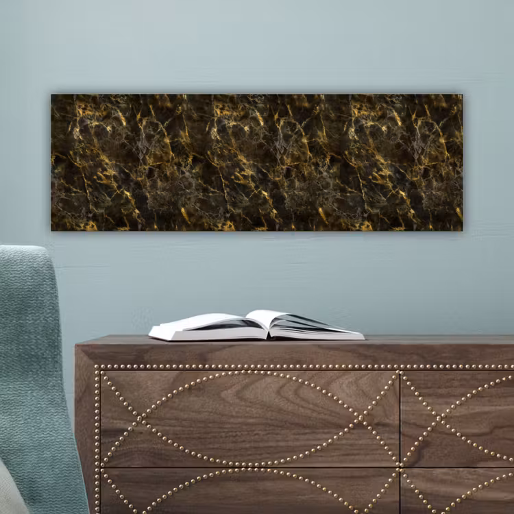 Zwart - Marmer - Goud canvas 2cm klein 828 -sfeer4