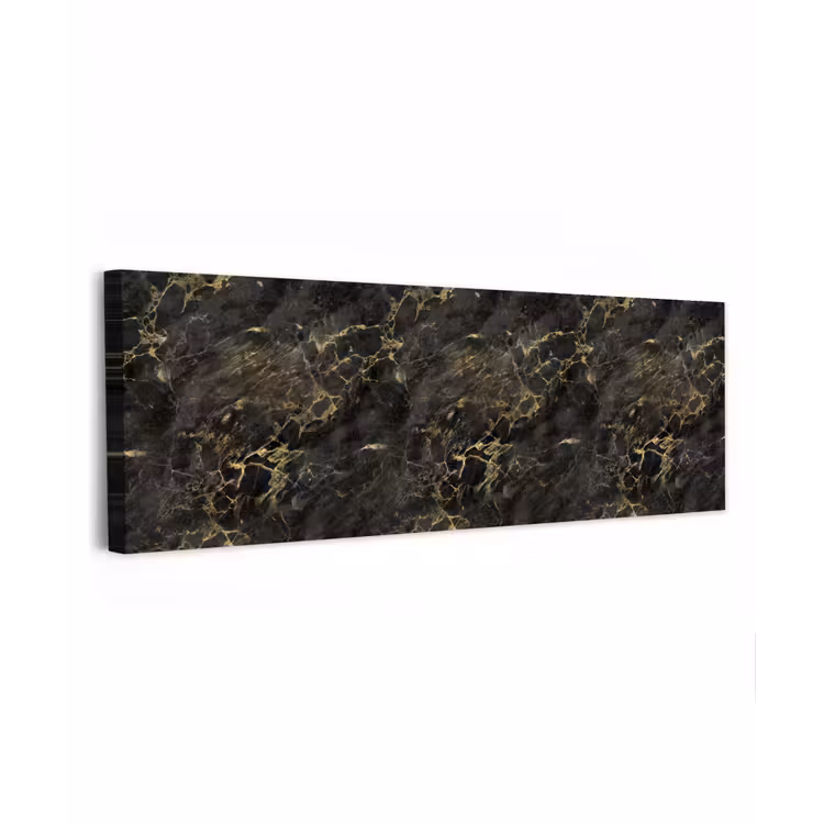 Zwart - Marmer - Goud - Nerf canvas 2cm klein 828 -z3d