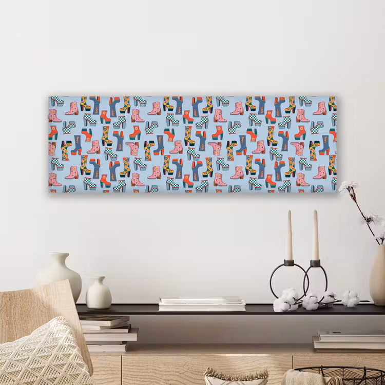 Laarzen - Patroon - Disco canvas 2cm klein 828 -sfeer6