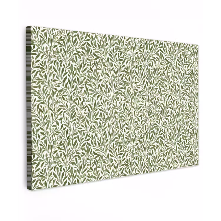 Botanisch - Takken - Groen canvas 2cm klein 34 -z3d