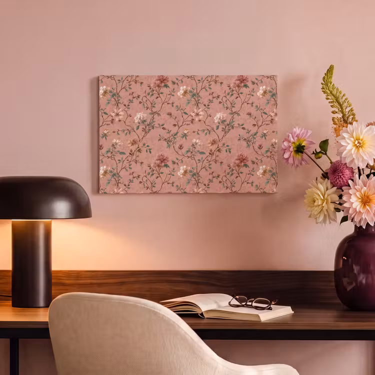 Botanisch - Bloemen - Roze canvas 2cm klein 34 -sfeer4