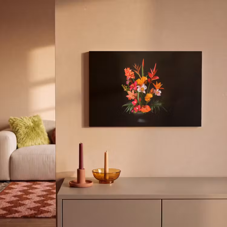 Boeket - Bloemen - Exotisch canvas 2cm klein -sfeer1