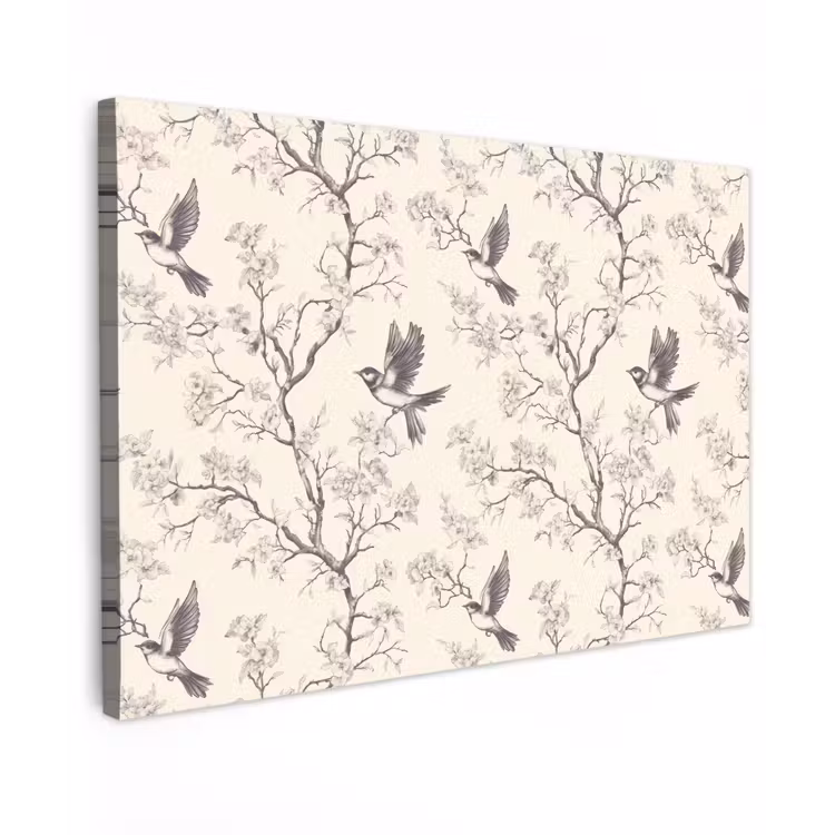 Takken - Vogels - Beige canvas 2cm klein 34 -z3d