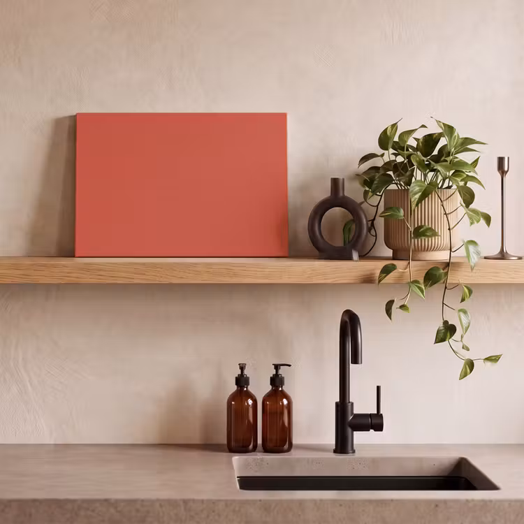 Brick - Red - Rood canvas 2cm klein 34 -sfeer3