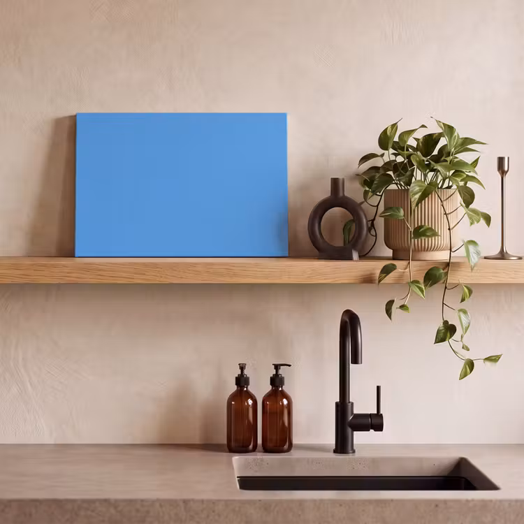 Bright - Azure - Blauw canvas 2cm klein 34 -sfeer3