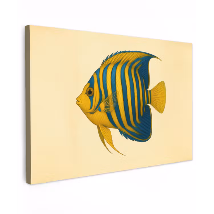 Felgeel - Vis - Strepen - Vinnen canvas 2cm klein -z3d