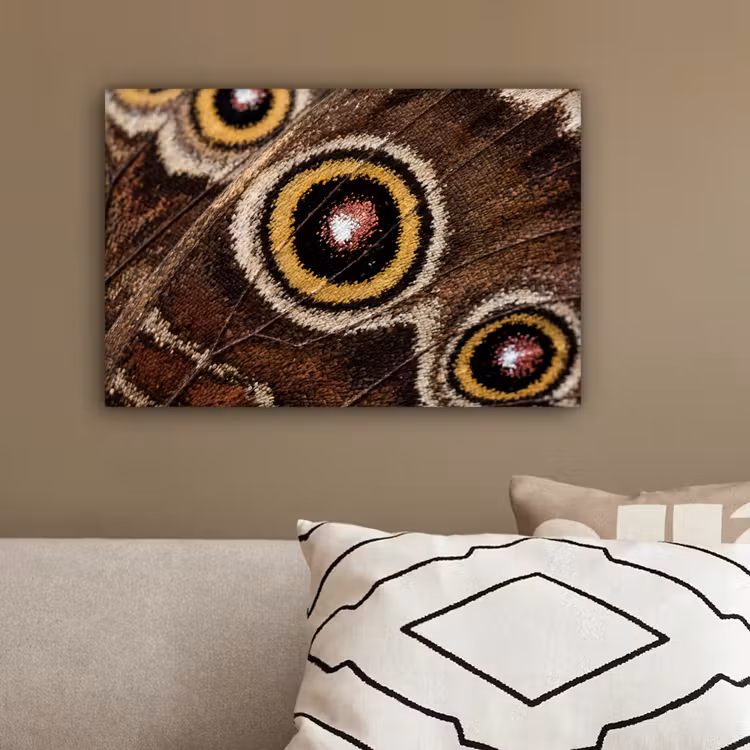 Vlinder - Vleugel - Abstract canvas 2cm klein -sfeer3